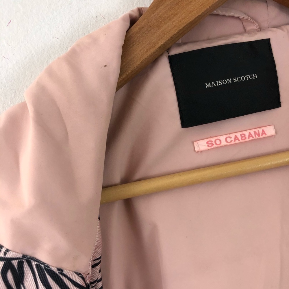 Maison Scotch Tropical Neoprene Hooded Jacket XS - Picture 4 of 14